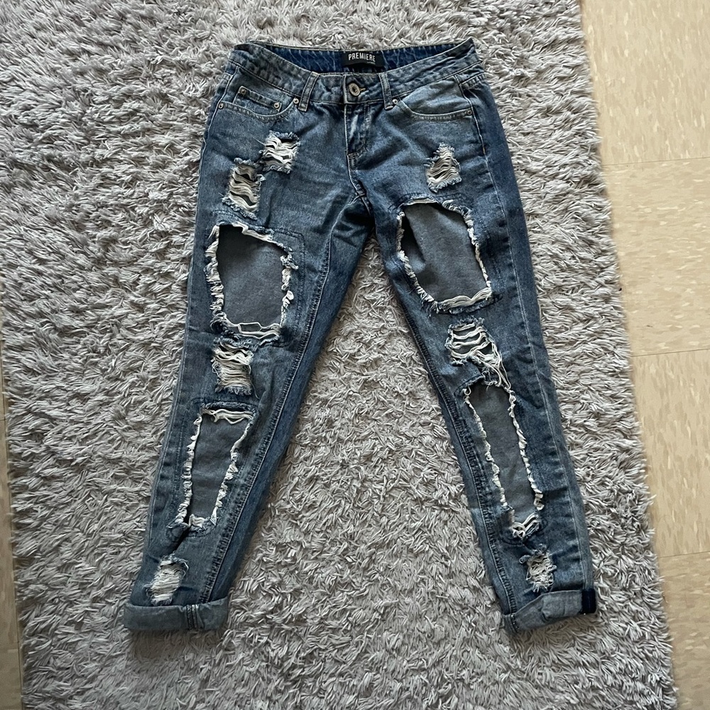 Ripped Skater Jeans